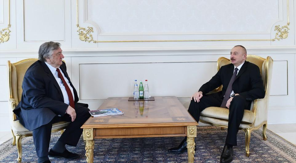 İlham Əliyev Rusiyanın “Zavtra” qəzetinin baş redaktorunu qəbul edib – YENİLƏNİB
