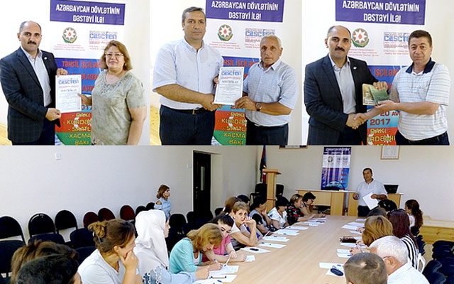 CASCFEN Xaçmaz müəllimləri üçün seminar keçirdi