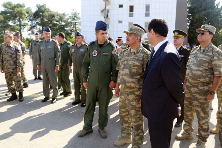 Zakir Həsənov hərbi təlimlərin açılış mərasimində – Fotolar