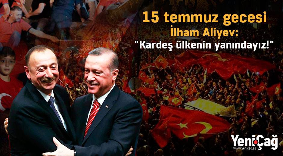 15 iyul mitinqində İlham Əliyevə Türkiyəyə böyük dəstəyinə görə təşəkkür edildi – VİDEO