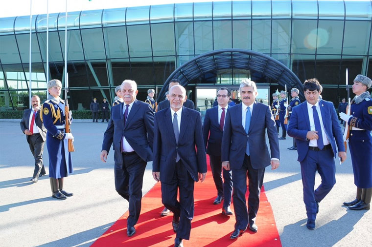 Əfqanıstan prezidentinin Azərbaycana səfəri başa çatıb