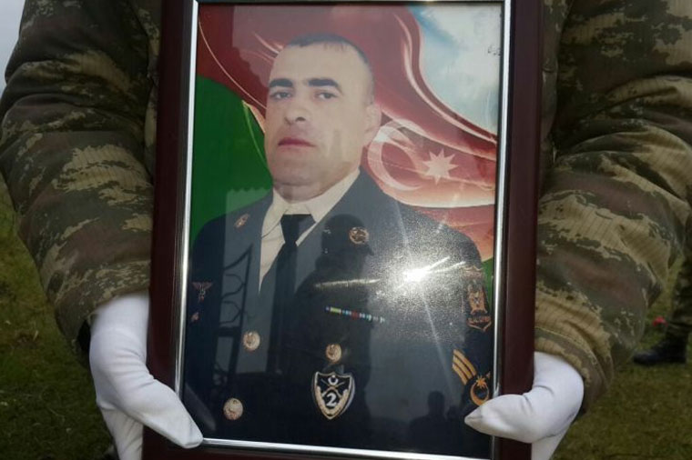 Şəhid hərbçimiz dəfn olundu