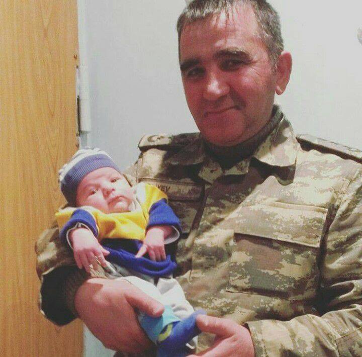 Qızı həlak olan polkovnik atasından yazdı: “Nəvən dil açıb “Azərbaycan” deyir”