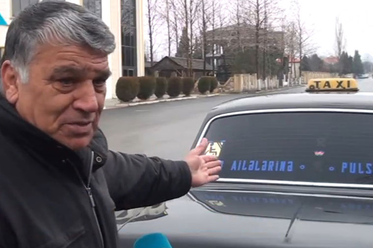 Şəhid ailələri üçün pulsuz taksi – VİDEO