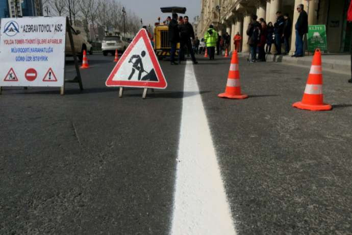 DİQQƏT! Bəzi yollarda hərəkət məhdudlaşdırılır