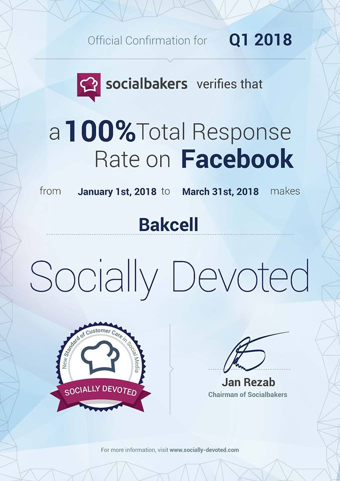 Bakcell ən yüksək nəticə göstərdi