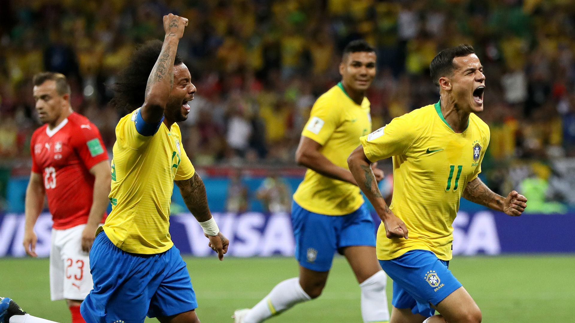 DÇ-2018: Almaniya qrupda qaldı, Braziliya sürprizə imkan vermədi