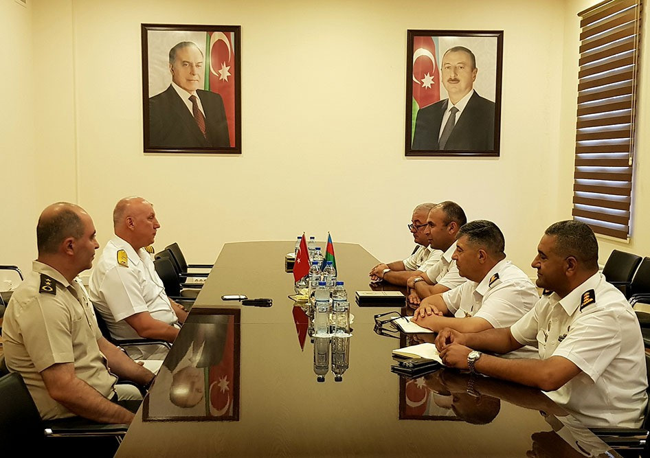 Azərbaycan və Türkiyə hərbi dənizçiləri görüşdü – FOTO